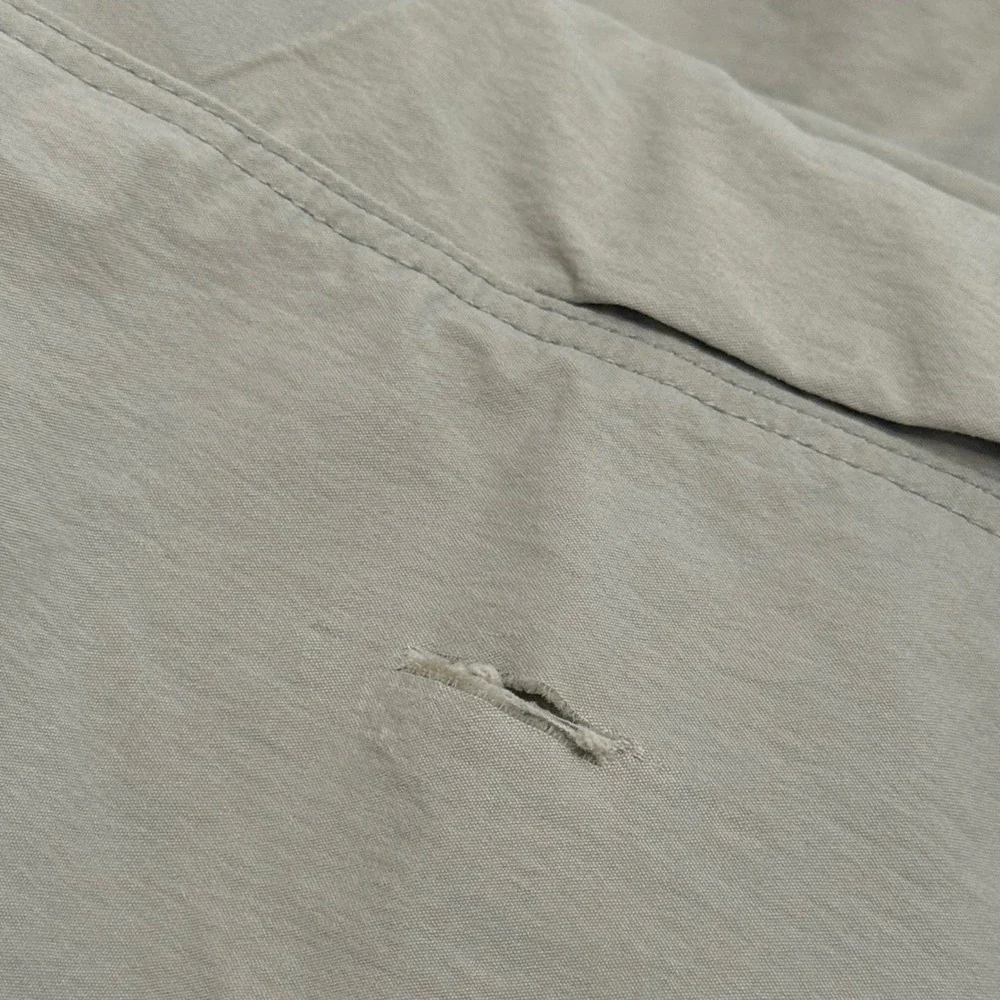 Arcteryx Palisade Cargo Pants Mens 36 x 35 Tan Khaki Technical Hiking Belted